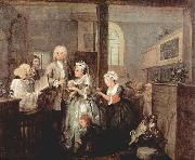 William Hogarth A Rake's Progress - Marriage china oil painting artist